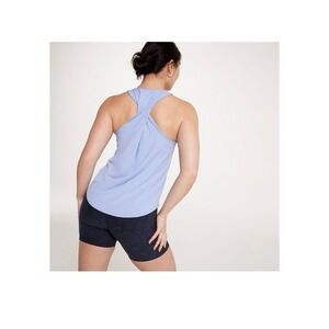 New CALIA Women's Twist Back Tank top Size medium Color peri dusk Retail $48